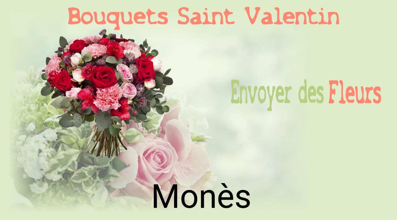 Roses de Saint-Valentin livrées à Monès